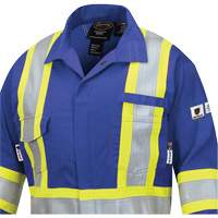 7704W Combinaison FR-Tech ignifuge/contre les arcs pour femme, Taille T-petit, Bleu royal, 10 cal/cm² Cintas