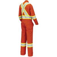 7702W Combinaison FR-Tech ignifuge/contre les arcs pour femme, Taille T-petit, Orange haute visibilit&eacute;, 10 cal/cm² Cintas