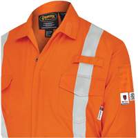 7702BB Combinaison de s&eacute;curit&eacute; FR-Tech 2 tons, Taille 36, Bleu marin/Orange, 10 cal/cm² Cintas