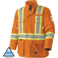 5533 Manteau de s&eacute;curit&eacute; ignifuge, Petit, Orange haute visibilit&eacute;, 58 cal/cm² Cintas