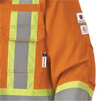 5533 Manteau de s&eacute;curit&eacute; ignifuge, Petit, Orange haute visibilit&eacute;, 58 cal/cm² Cintas