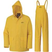 577 3-Piece Rain Suit, Polyester/PVC, 6X-Large, Yellow Cintas