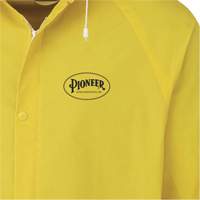 577J Rain Jacket, Polyester/PVC, Small, Yellow Cintas