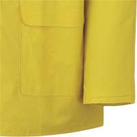 577J Rain Jacket, Polyester/PVC, Small, Yellow Cintas