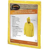 577J Rain Jacket, Polyester/PVC, Small, Yellow Cintas