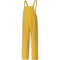 577P Storm Master&reg; Bib Pants, Small, Polyester/PVC, Yellow Cintas