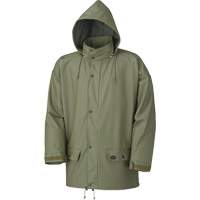 D7000 Stretch Rain Jacket, Polyurethane, X-Small, Green Cintas
