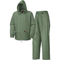 583 Rain Suit, Polyester/PVC, Small, Green Cintas