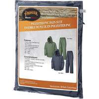 583 Rain Suit, Polyester/PVC, Small, Green Cintas