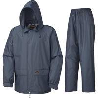 883 Rain Suit, Polyester/PVC, Small, Navy Blue Cintas