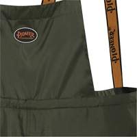 D8120P Nailhead Ripstop Tree Planter Bib Pants, X-Small, Polyester/PVC, Green Cintas