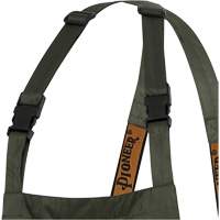 D8120P Nailhead Ripstop Tree Planter Bib Pants, X-Small, Polyester/PVC, Green Cintas