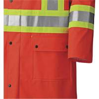 5896 Manteau long imperm&eacute;able et ignifuge, Petit, Orange haute visibilit&eacute; Cintas