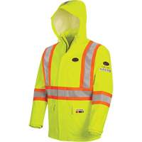 5881 FR/Arc-Rated Waterproof Rain Jacket, X-Small, High Visibility Yellow, 10 cal/cm² Cintas