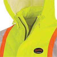 5881 FR/Arc-Rated Waterproof Rain Jacket, X-Small, High Visibility Yellow, 10 cal/cm² Cintas