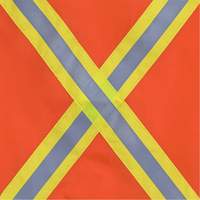 353 Drapeau avec bande r&eacute;fl&eacute;chissante, Polyester Cintas