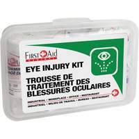 Ensemble pour les l&eacute;sions oculaires, Boîte en plastique Cintas