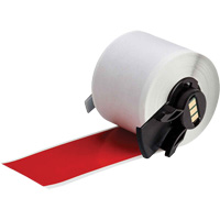 Multi-Purpose Label Tape, Vinyl, Red, 1.9" Width Cintas