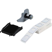 Raised Panel Labels, Polyester, 1.2" L x 1.9" H, White Cintas