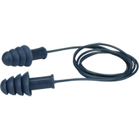 Metal-Detectable Reusable TPR Earplugs, Corded, Bulk - Box, 27 dB NRR, One-Size Cintas
