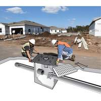 Bac de r&eacute;tention grande capacit&eacute; Ultra-Drain Guard, Huile & s&eacute;diments, 60" lo x 60" la Cintas
