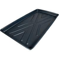 Single-Tray Ultra-Rack Containment Tray&reg;, 44" L x 23.5" W x 2.8" H, 8 US gal. Spill Capacity Cintas