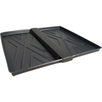 Double-Tray Ultra-Rack Containment Tray&reg;, 48" L x 44" W x 2.8" H, 16 US gal. Spill Capacity Cintas