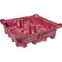 4-Drum Ultra-Spill King&reg; Drum Spill Pallet, 85 US gal. Spill Capacity, 51" x 51" x 17.5" Cintas