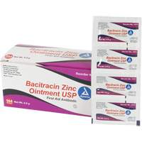 Efcom Limited Bacitracin Zinc First Aid Packets, Ointment, Antibiotic Cintas