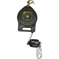 Falcon+ Edge Self-Retracting Lifeline, 50', Galvanized Steel, Swivel Cintas