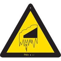 Falling Snow/Ice CSA Standard Safety Sign, 12" x 12", Aluminum, Pictogram Cintas