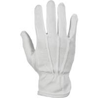 Classic Inspectors Parade Gloves, Cotton/Nylon, Unhemmed Cuff, 7/Small Cintas