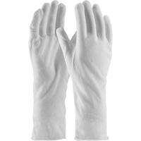 CleanTeam&reg; Premium Inspection Gloves, Cotton, Unhemmed Cuff, One Size Cintas