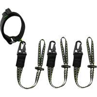 GearLink Wrist Lanyard with Interchangeable Ends, Fixed Length, Hook & Loop/Loop Cintas