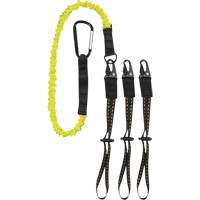 GearLink Tool Lanyard with Interchangeable Ends, Bungee, Carabiner/Loop Cintas