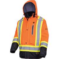 5407 Manteau de s&eacute;curit&eacute; imperm&eacute;able, isol&eacute;e et chauff&eacute;e, Hommes, Petit, Orange haute visibilit&eacute; Cintas