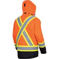 5407 Manteau de s&eacute;curit&eacute; imperm&eacute;able, isol&eacute;e et chauff&eacute;e, Hommes, Petit, Orange haute visibilit&eacute; Cintas