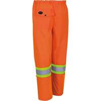5586 450D Waterproof Safety Pants, Polyester/Polyurethane, 4X-Large, High Visibility Lime-Yellow Cintas
