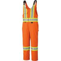 6617ZT High-Visibility Safety Overalls with Leg Zippers, Poly-Cotton, 40 (Tall), High Visibility Orange Cintas