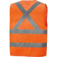 6885 Veste de s&eacute;curit&eacute; haute visibilit&eacute; en tricot chaîne, Orange haute visibilit&eacute;, Petit, Polyester Cintas