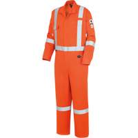 7708A Combines ignifuges et r&eacute;sistants aux arcs &eacute;lectriques &agrave; haute visibilit&eacute; The Rock FR-Tech, Taille 36, Orange haute visibilit&eacute;, 10 cal/cm² Cintas