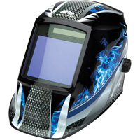 Leadhead&reg; Auto Darkening Welding Helmet, 3.8" L x 3.4" W View Area, 9 - 13 Shade Range Cintas