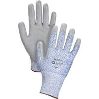 Eco-Friendly Stretch Cut-Resistant Gloves, Size 10, 13 Gauge, Polyurethane Coated, HPPE/RPET Shell, ASTM ANSI Level A2 Cintas