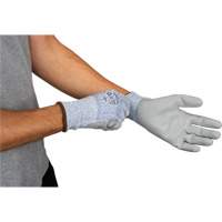 Eco-Friendly Stretch Cut-Resistant Gloves, Size 10, 13 Gauge, Polyurethane Coated, HPPE/RPET Shell, ASTM ANSI Level A2 Cintas