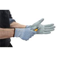 Eco-Friendly Stretch Cut-Resistant Gloves, Size 10, 13 Gauge, Polyurethane Coated, HPPE/RPET Shell, ASTM ANSI Level A2 Cintas
