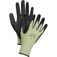 Eco-Friendly Seamless Cut-Resistant Gloves, Size 10, 13 Gauge, Polyurethane Coated, HPPE/RPET Shell, ASTM ANSI Level A4 Cintas
