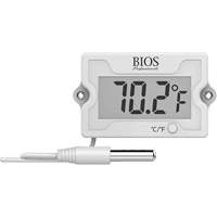 Panel Mount Thermometer, Contact, Digital, -58-230°F (-50-110°C) Cintas