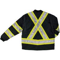 Manteau de s&eacute;curit&eacute; 4-en-1 en tissu ind&eacute;chirable, Polyester, Noir, T-petit Cintas