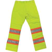 Womens Insulated Flex Safety Pant, Polyester, X-Small, High Visibility Lime-Yellow Cintas