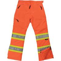 Womens Insulated Flex Safety Pant, Polyester, X-Small, High Visibility Orange Cintas